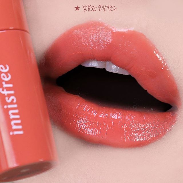 Son Innisfree Vivid Shine Tint Sweet Coral Candy