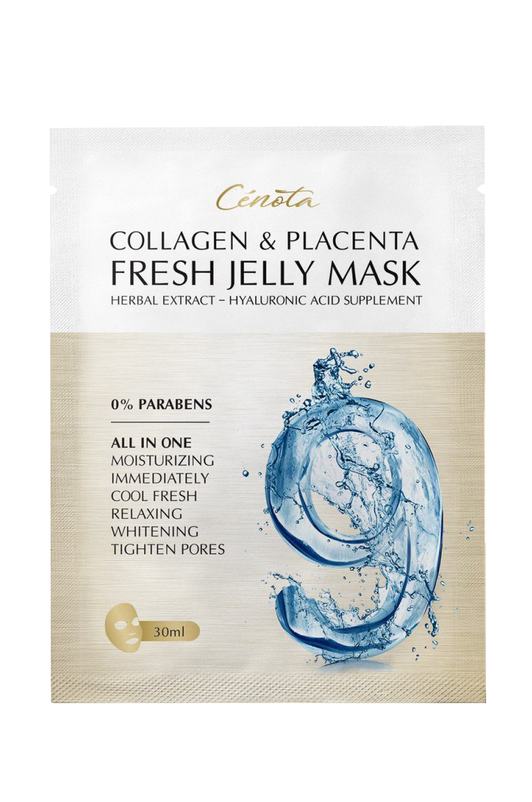 Mặt nạ thạch Cenota Collagen & Placenta Fresh Jelly Mask