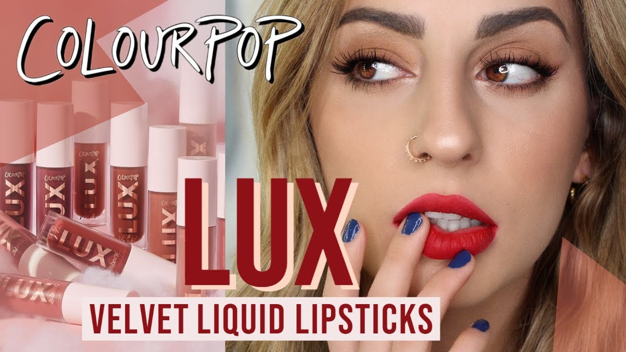 Nuevos tonos de Lux Velvet Liquid Lips de Colourpop - Belleza para todos