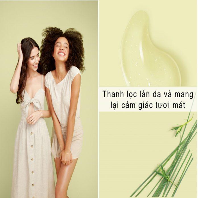 Sữa tắm Love Beauty And Planet Pure And Positive (màu xanh lá)